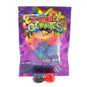 Dank Gummies Worm Gummies 500mg THC